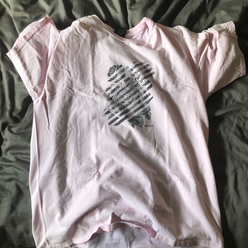 Obey rose shirt